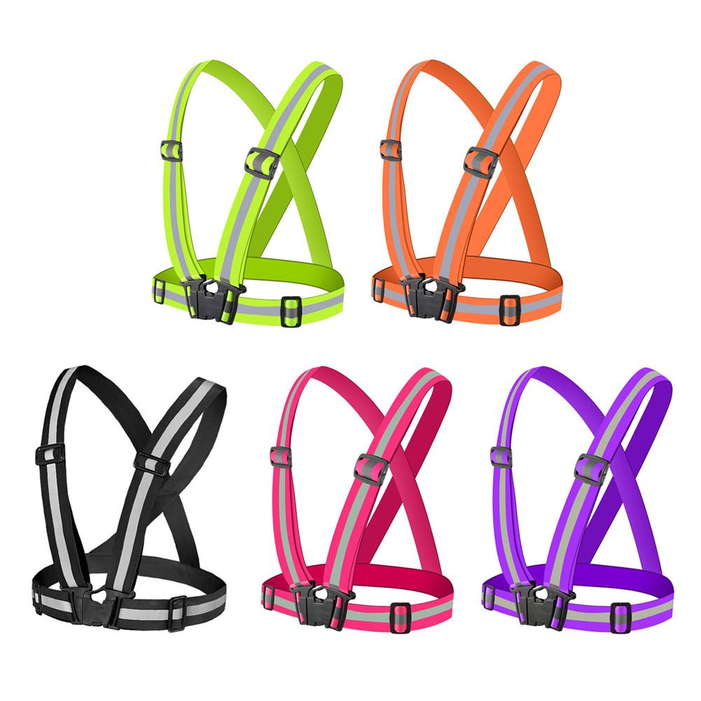 Running Gear Satisfy - Evrensel Ayarlanabilir Yansıtıcı Yelek, Reflektör Bantlı,