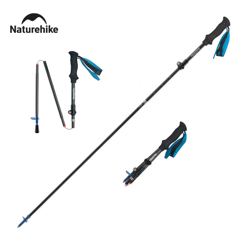 Trekking Pole Carbon - Naturehike kamp baston 175g Ultralight yüksek