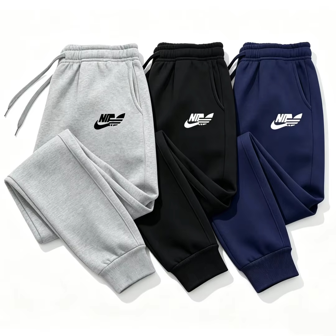 Running Gear Winter - 2026 Erkek Baskılı Pantolon Sonbahar_Kış Yeni