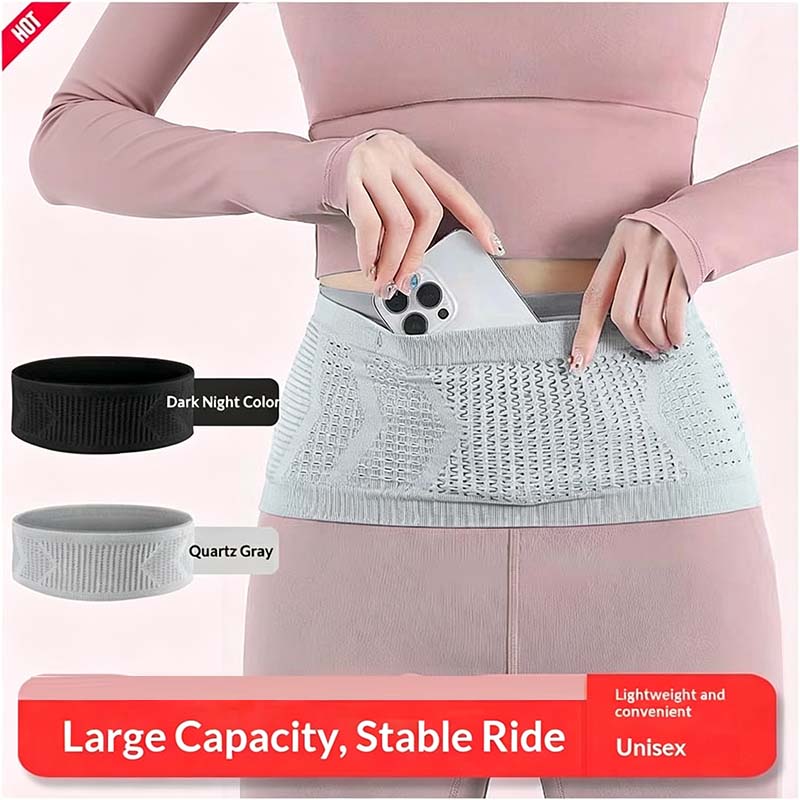 Running Gear Satisfy - Görünmez Hırsızlık Önleyici Koşu Bel Çantası