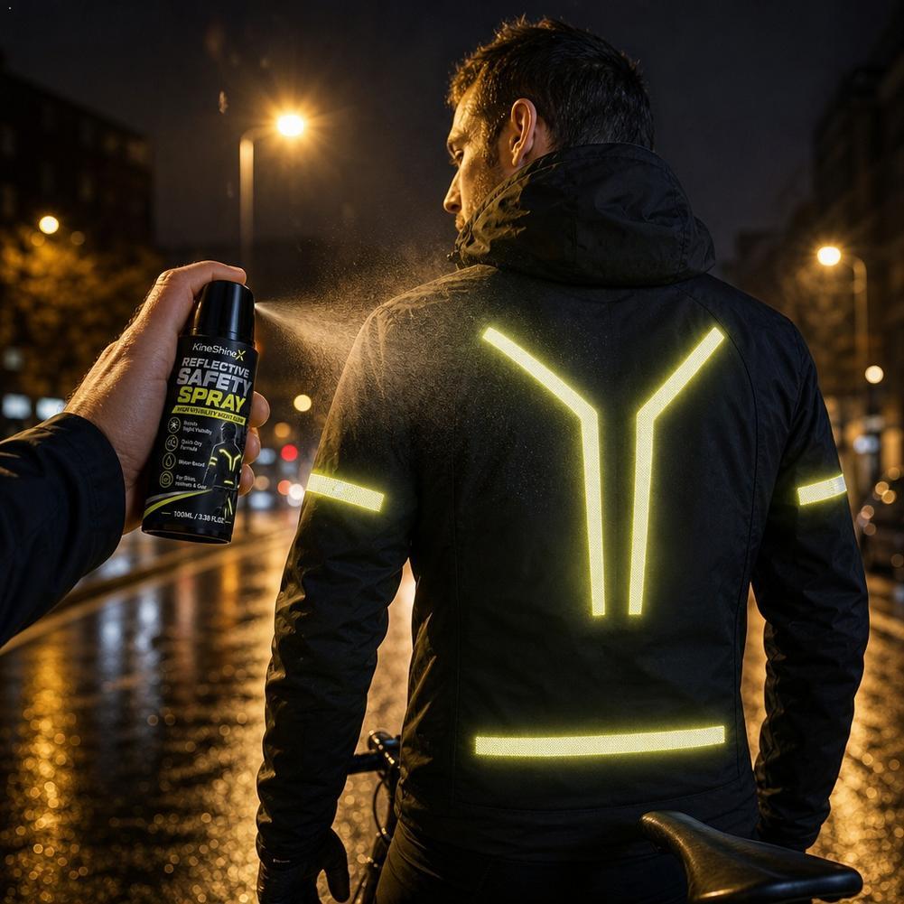 Running Visibility Gear - Gece Yansıtıcı Güvenlik Spreyi Yüksek Görünürlüklü