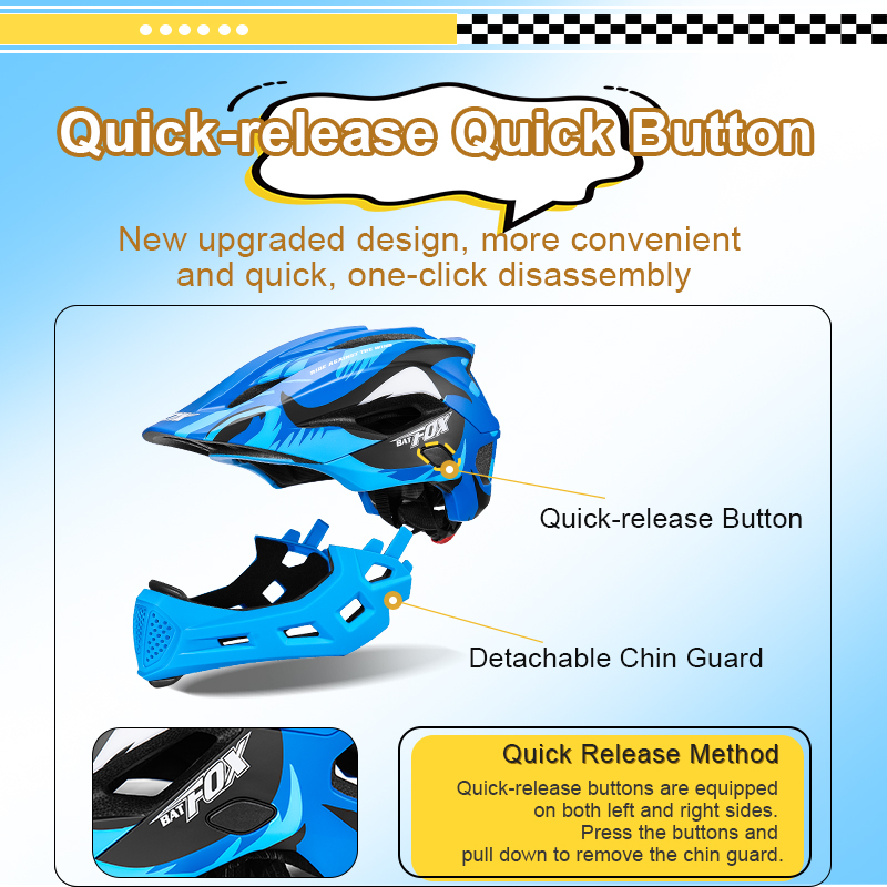 BATFOX Çocuklar Tam Yüz bisikl - Running Gear For Kids incelemesi ve fiyatı