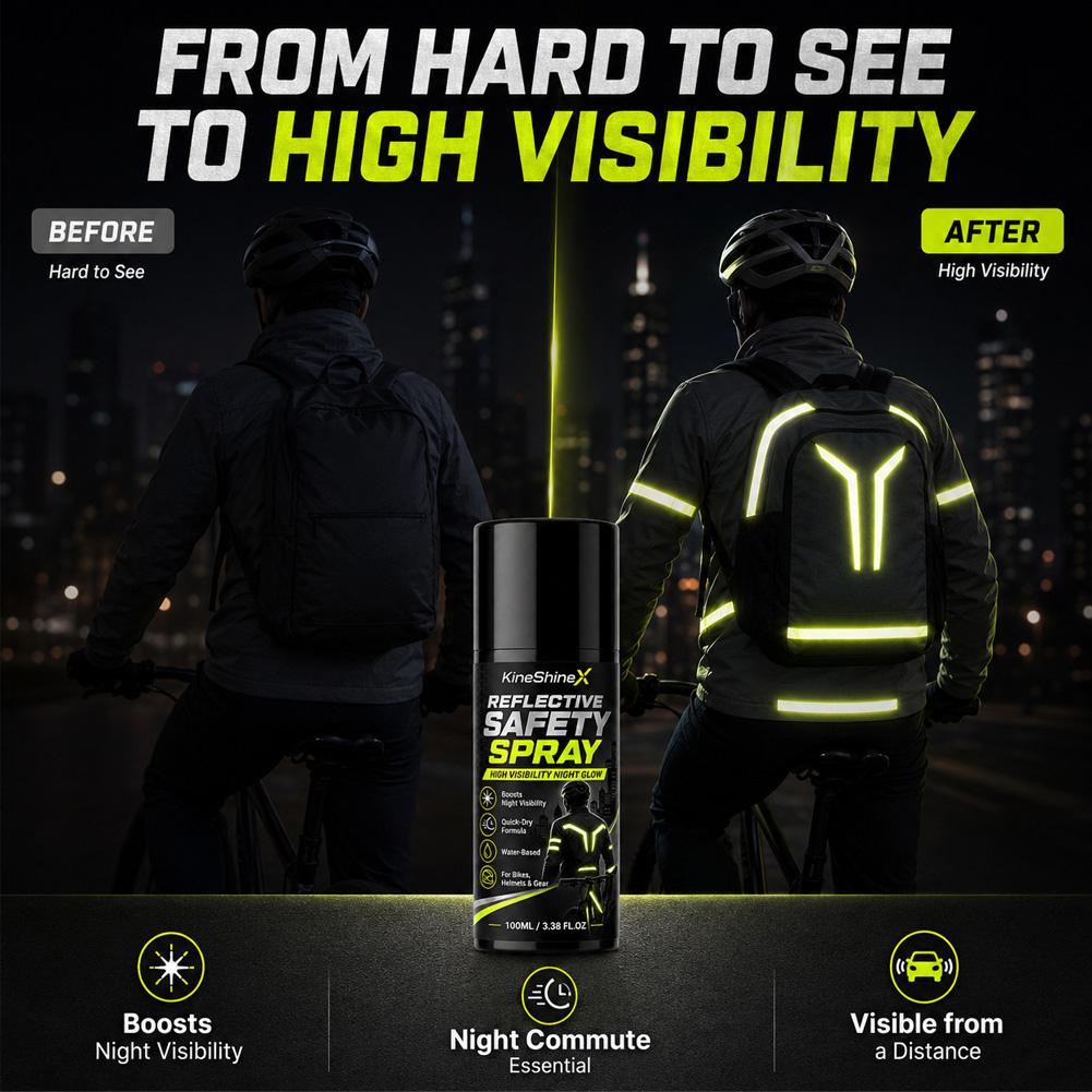 Gece Yansıtıcı Güvenlik Spreyi - Running Visibility Gear incelemesi ve fiyatı